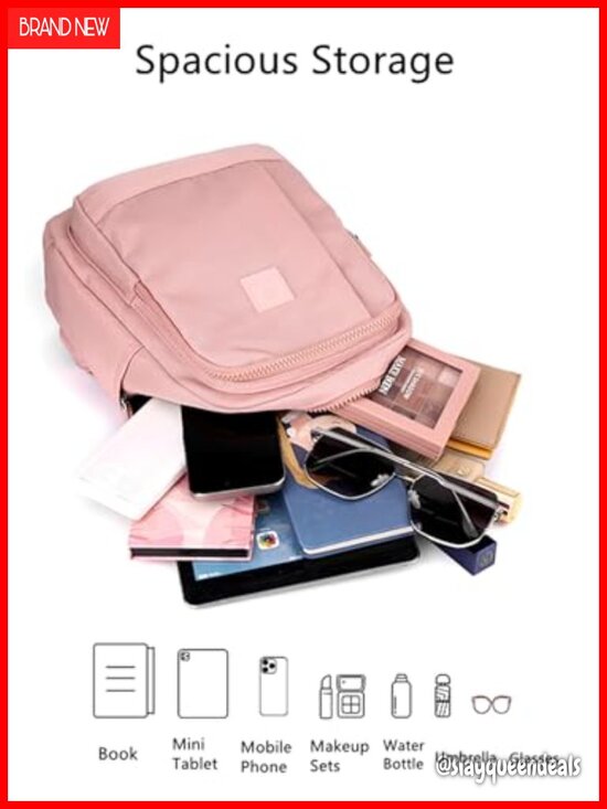 Lightweight Nylon Mini Backpack Women Travel Daypack Adjustable Strap main image 4